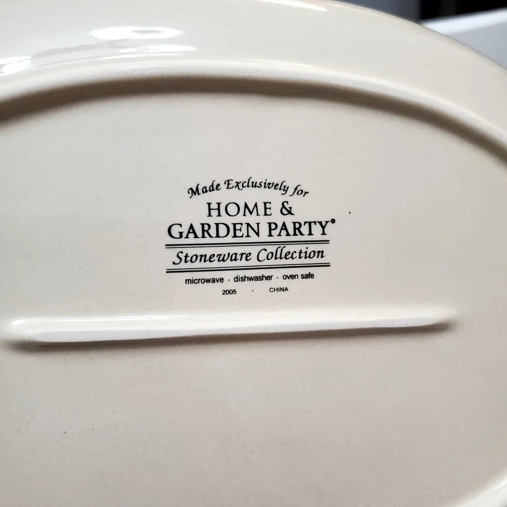 New!!! Home‎ & Garden Party Soup Mug and Sandwich Plate ♡  Birdhouse 2005